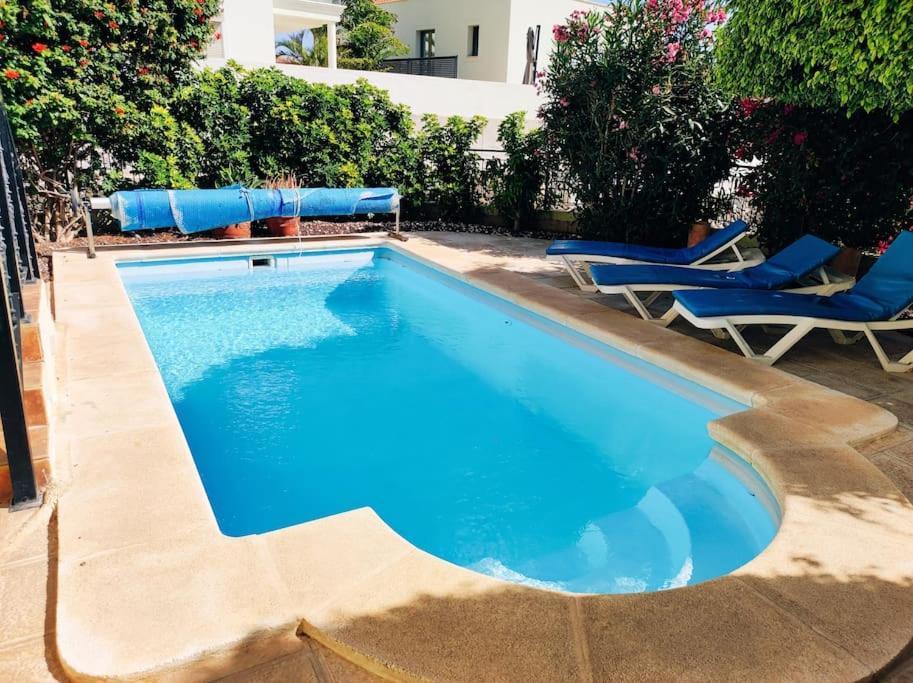Private Pool 'Villa Vibe Tenerife' Sunset & Ocean View Chayofa Exterior photo
